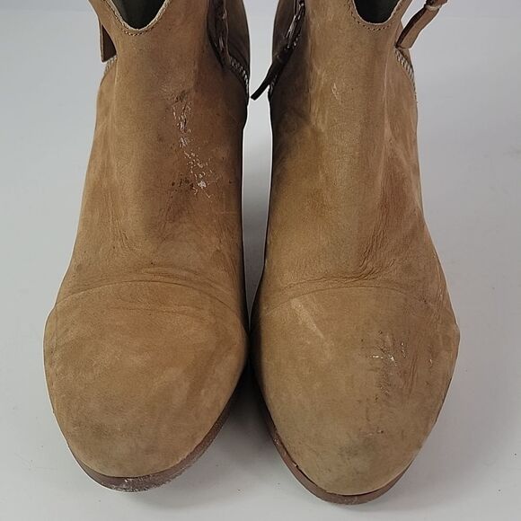 Rag & Bone Neutrals Suede Women's Ankle Boots - Picture 8 of 15